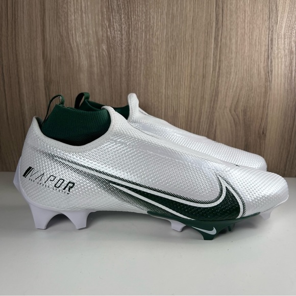 Nike Vapor Edge Pro 360 White Green Football Cleats CV6345-103 Men’s Size 12 - Picture 1 of 11